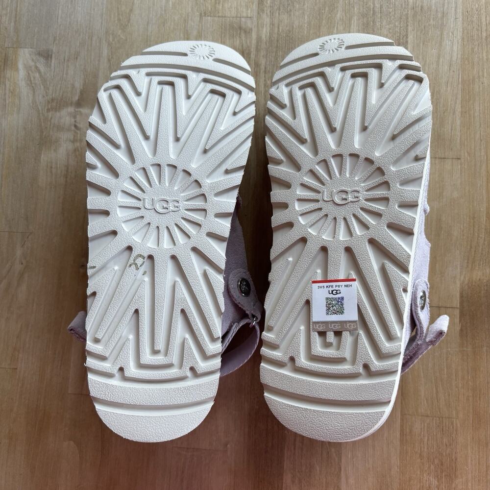 UGG Goldenstar Glide Slide Purple Bay Fog Platform Sandal Women's US size 10 NEW - Picture 6 of 12